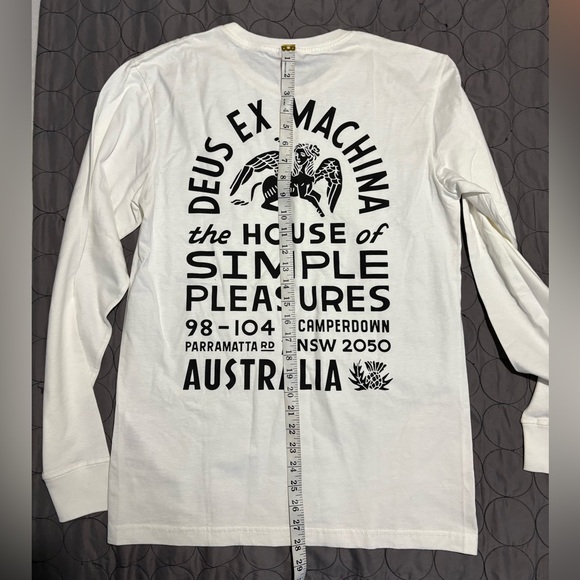 Deus Ex Machina Off White Long Sleeve Crew Neck Tee - Picture 11 of 11